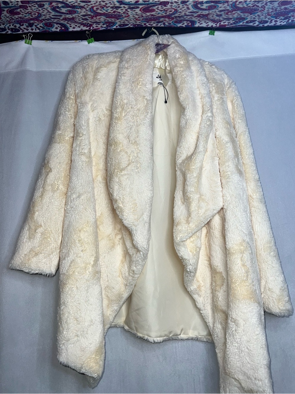 Jack by BB Dakota Med Fuzzy Jacket PTP 22”